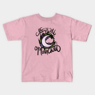 Stay Wild Moon Child Kids T-Shirt